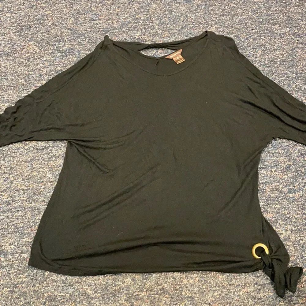 Multiples Black Tye Top sz. M